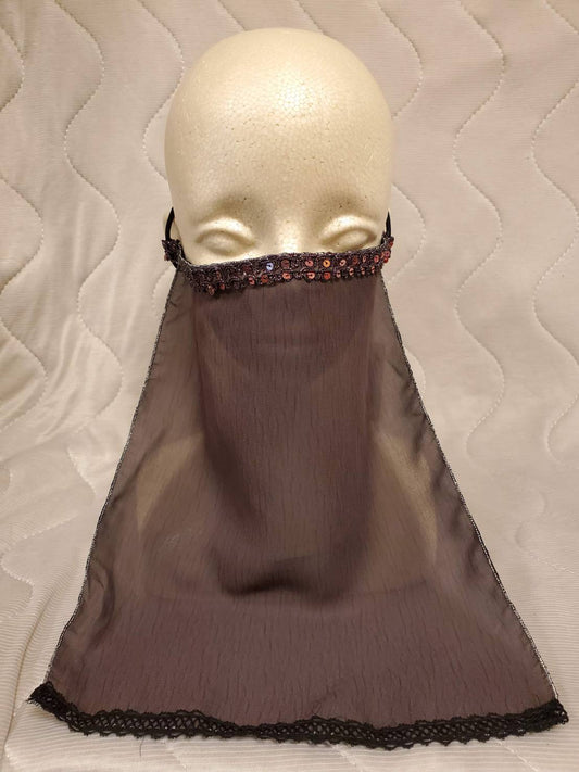 Face veil mask (beige)